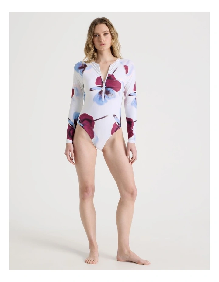 Gia Swimsuit in Orchid Floral image 2