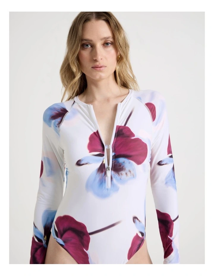 Gia Swimsuit in Orchid Floral image 5