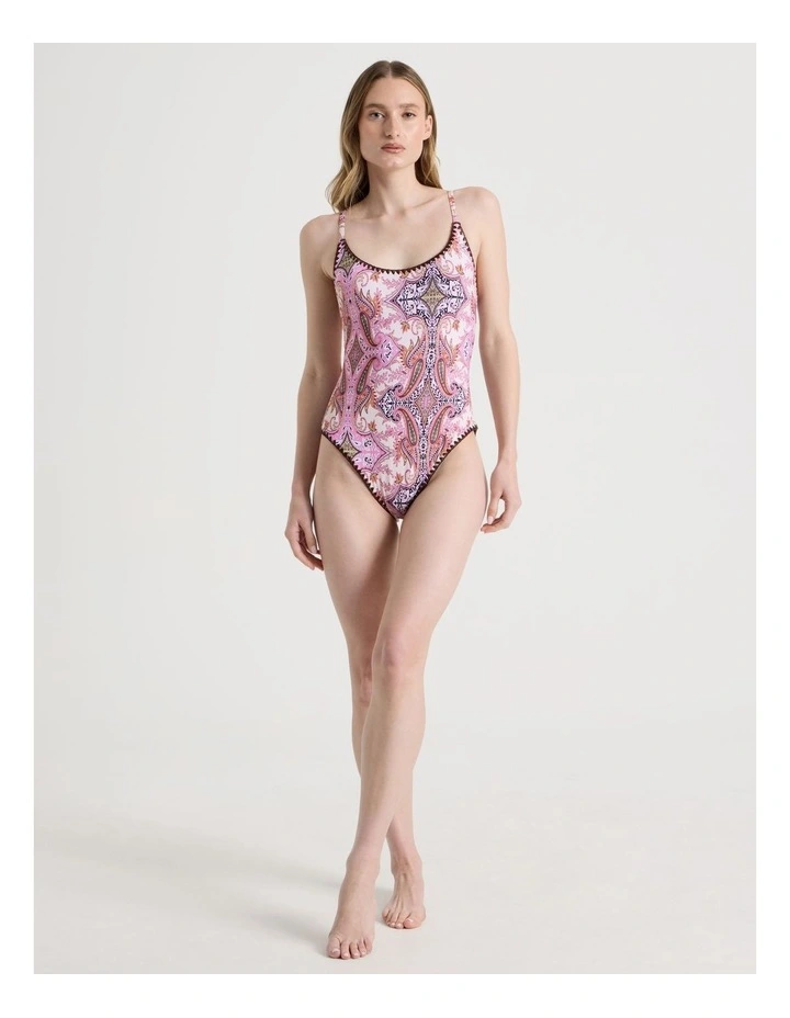 Bonnie Crochet Swimsuit in Patchwork image 1