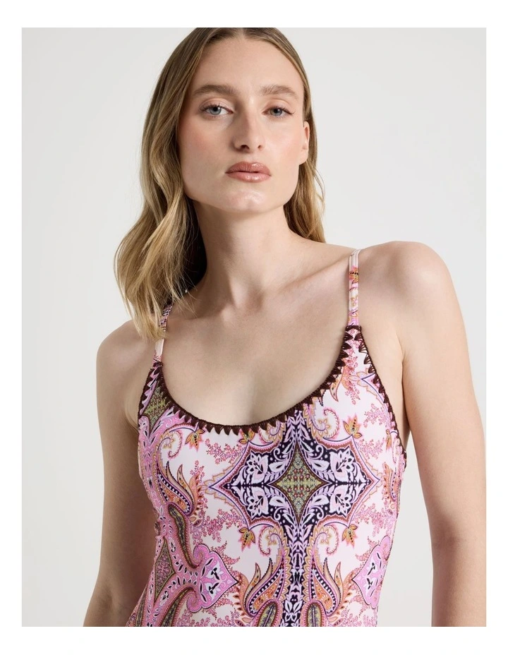 Bonnie Crochet Swimsuit in Patchwork image 4