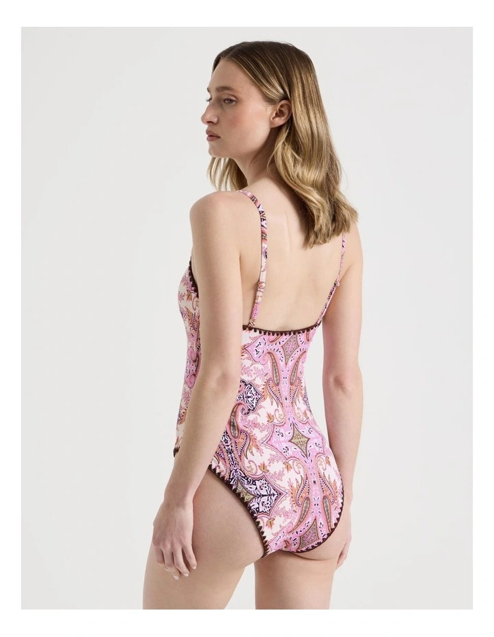 Bonnie Crochet Swimsuit in Patchwork image 6