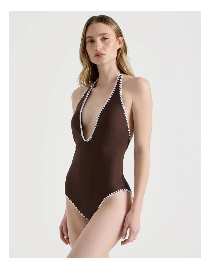 Posie Swimsuit in Chocolate image 1