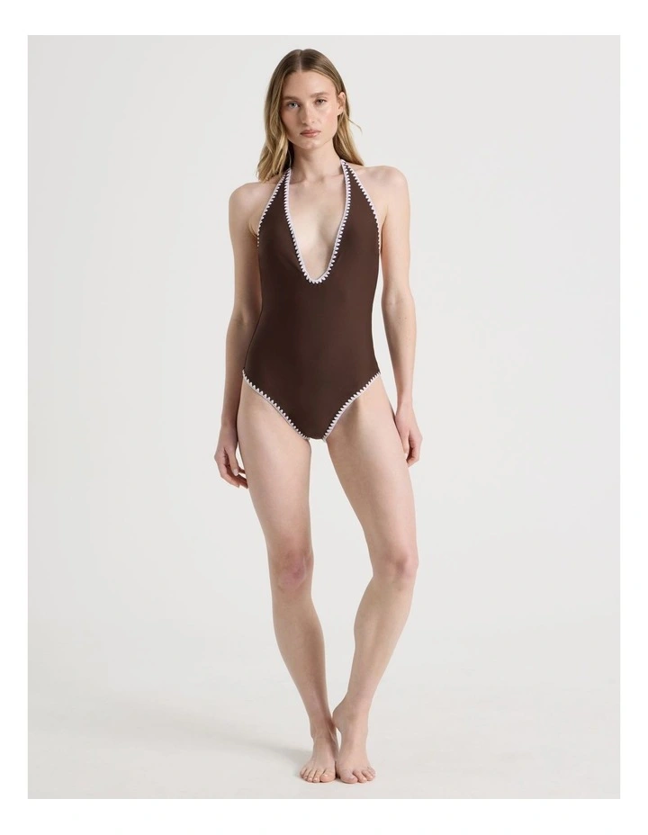 Posie Swimsuit in Chocolate image 4