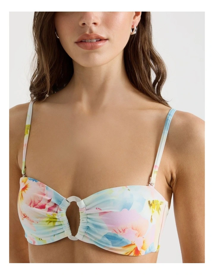 Lila Swim Top in Summer Floral image 4