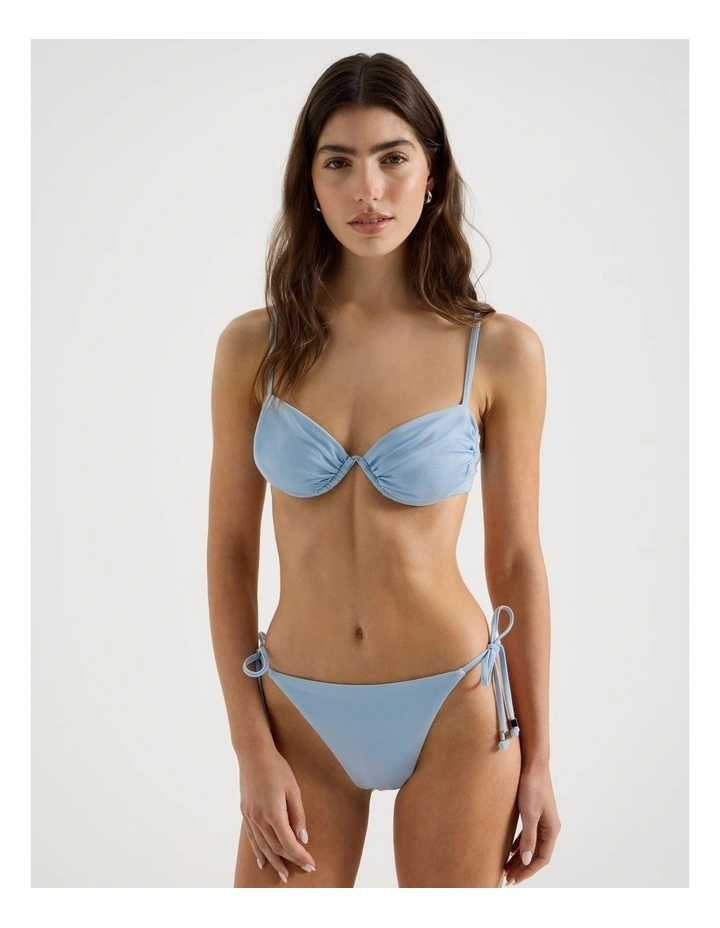 Poppy Swim Top in Blue image 2