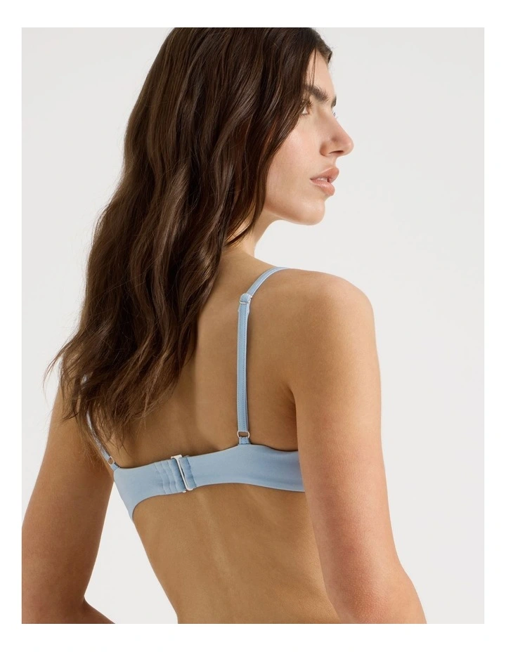 Poppy Swim Top in Blue image 5