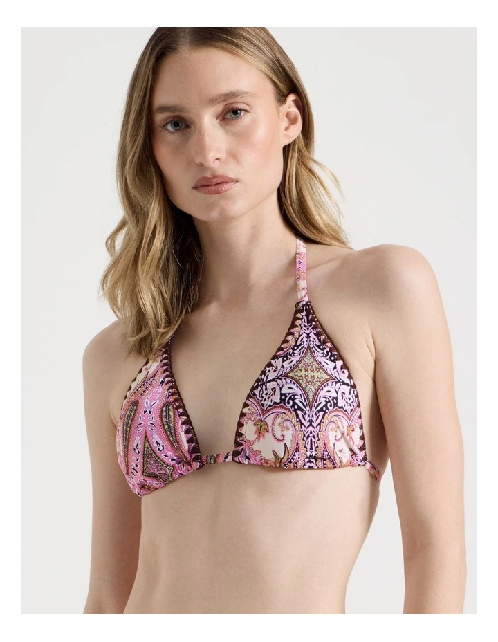 Rosie Crochet Swim Top in Patchwork image 1