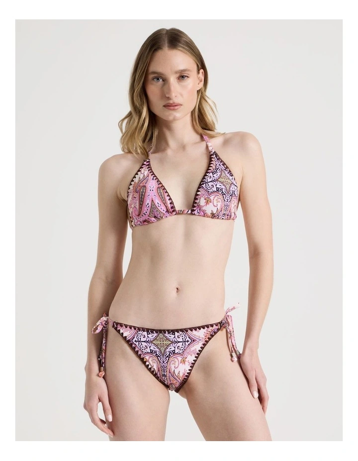 Rosie Crochet Swim Top in Patchwork image 2