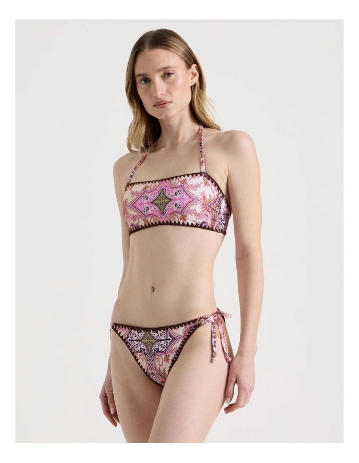 Billie Crochet Swim Top in Patchwork image 2