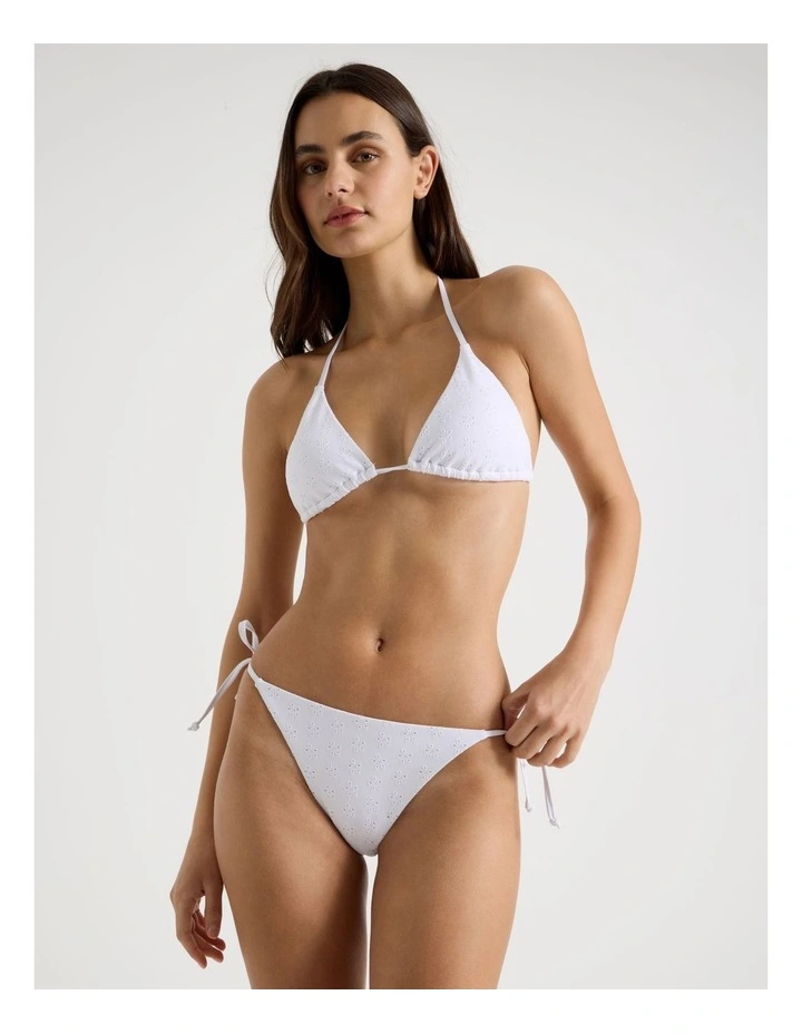 Misha Swim Bottom in White Broderie image 4