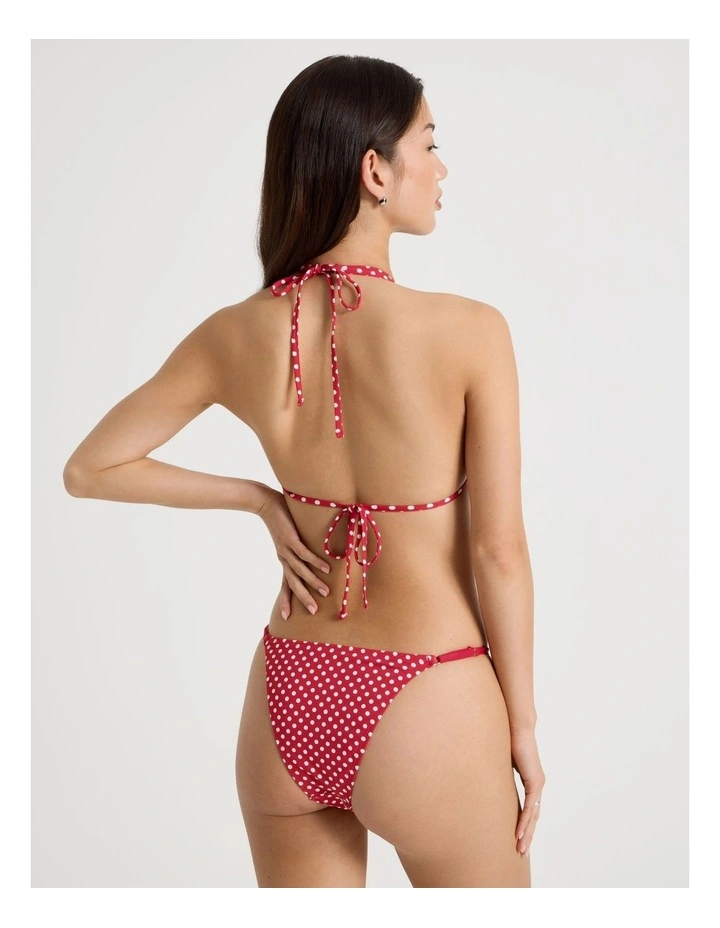 Tara Bikini Bottom in White Spot image 5