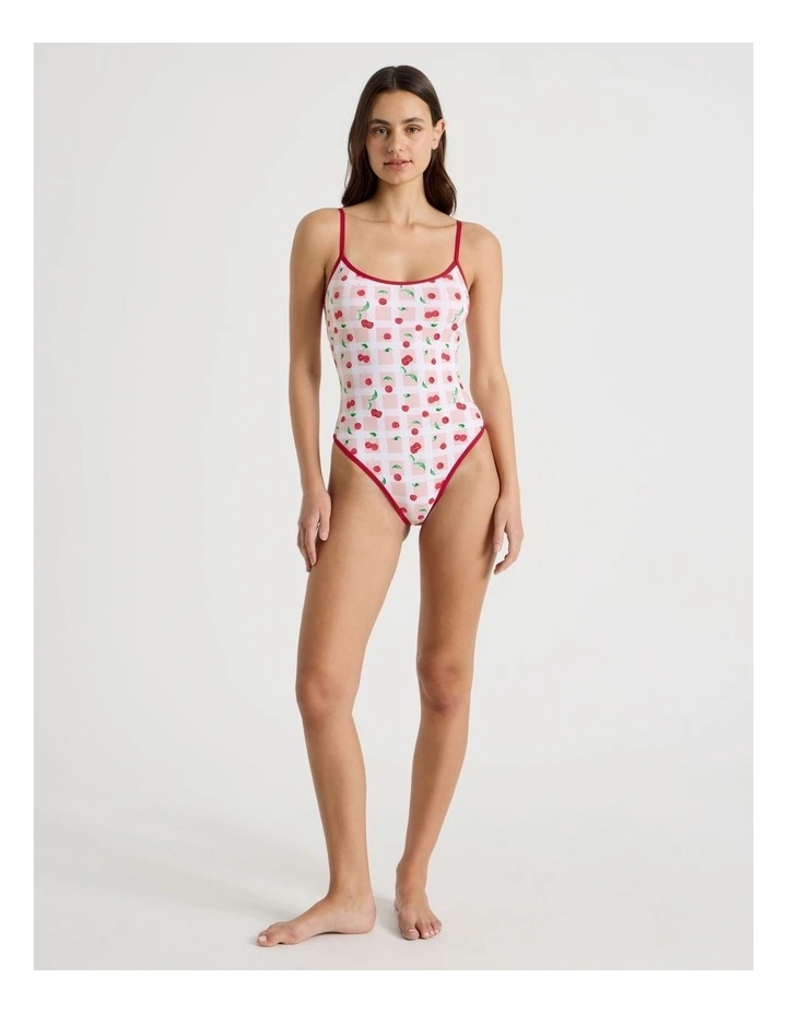 Camila Swimsuit in Cherry Gingham image 1