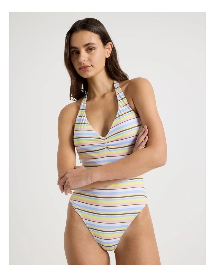 Ally Swimsuit in Pastel Stripe image 3