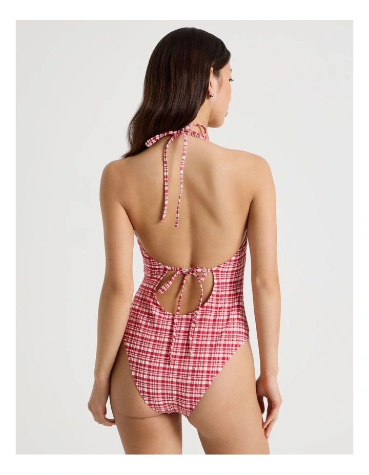 Satine Swimsuit in Chilli Red Gingham image 6