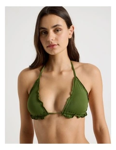Mimi Swim Top in Olive/Pink