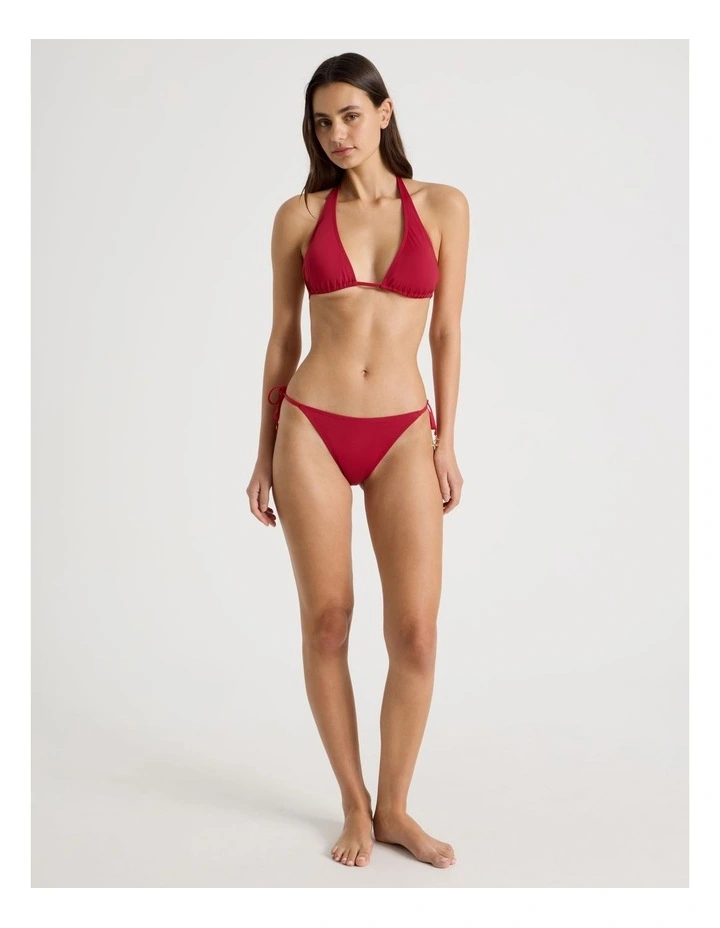 Hattie Halter Swim Top in Red image 2