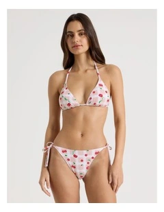 Kiara Swim Top in Cherry Gingham