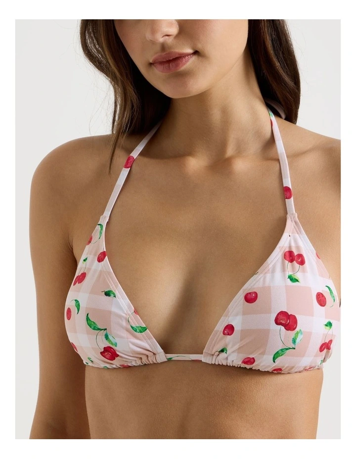 Kiara Swim Top in Cherry Gingham image 3