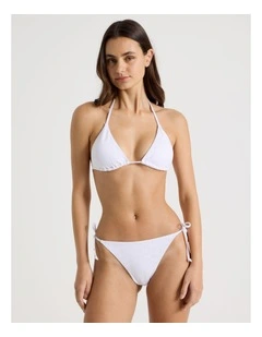 Mimi Swim Top in White Broderie