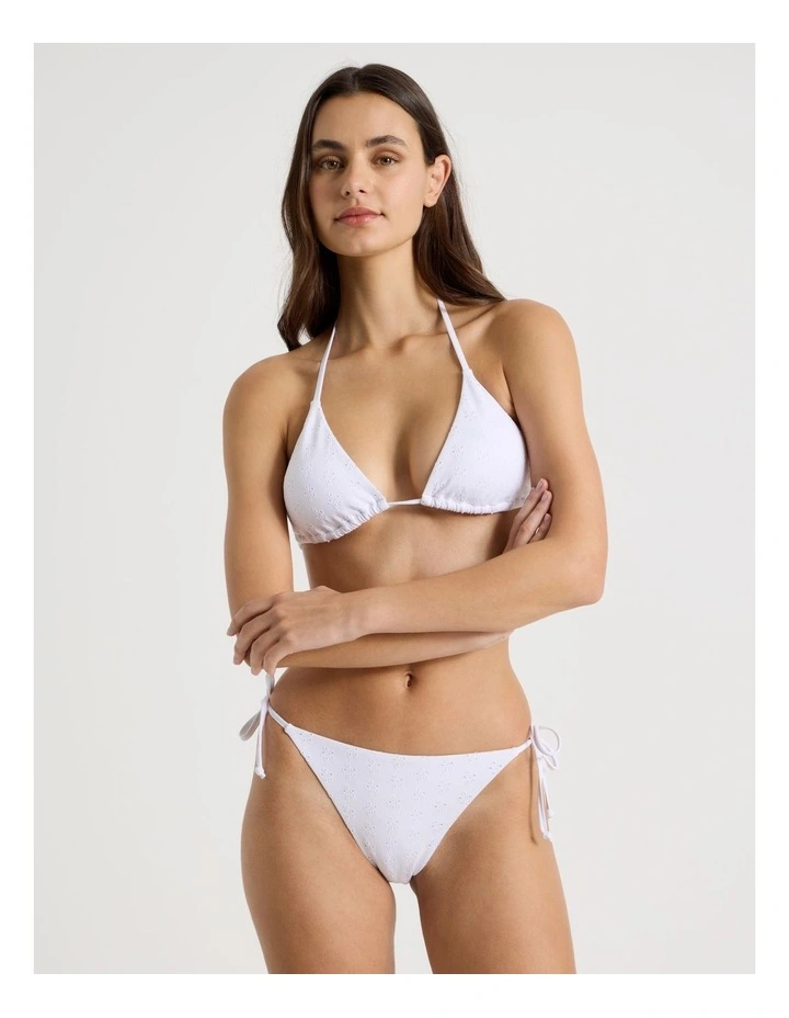 Mimi Swim Top in White Broderie image 4