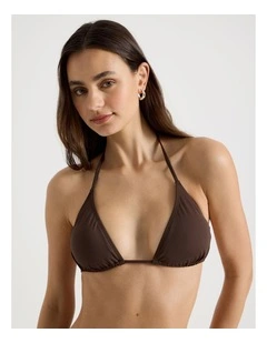 Kiara Swim Top in Dark Chocolate