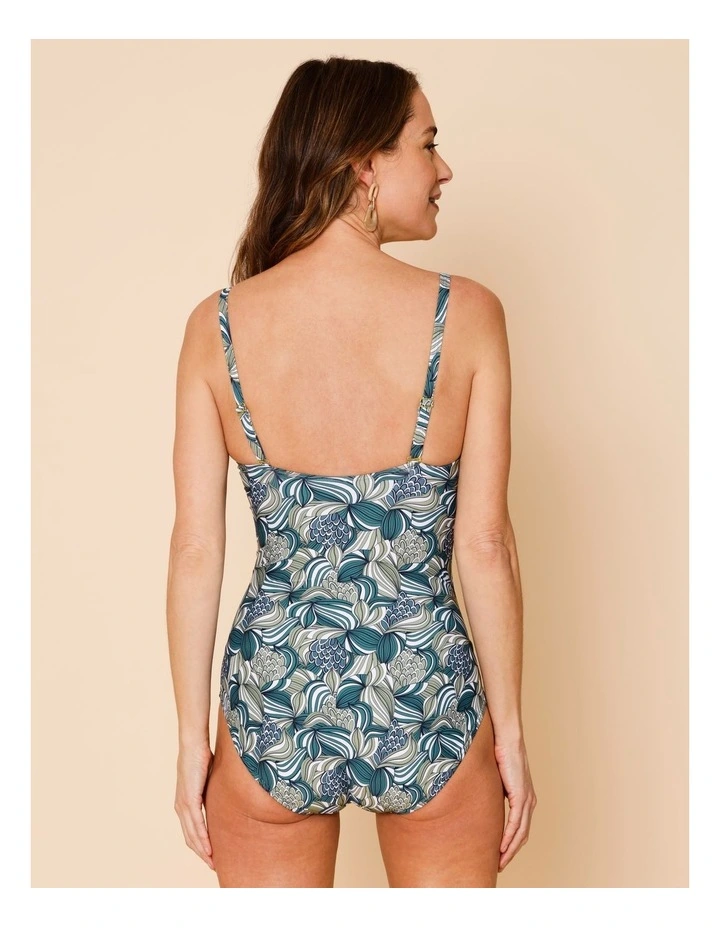 Oceanic Luisa Tankini in Teal Swirl Print image 5