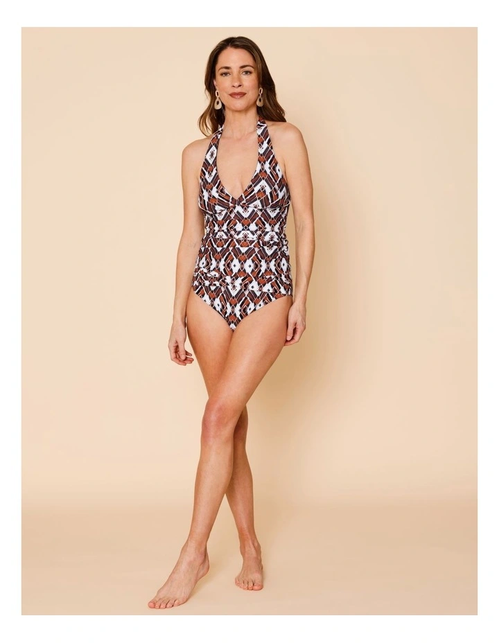 Seashore Blaire Tankini in Blue Diamond Print image 2