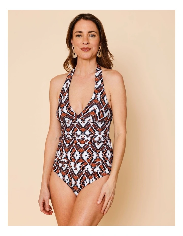 Seashore Blaire Tankini in Blue Diamond Print image 3