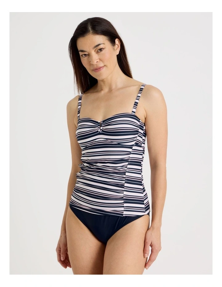 Laura Tankini in Midnight Stripe Print image 1