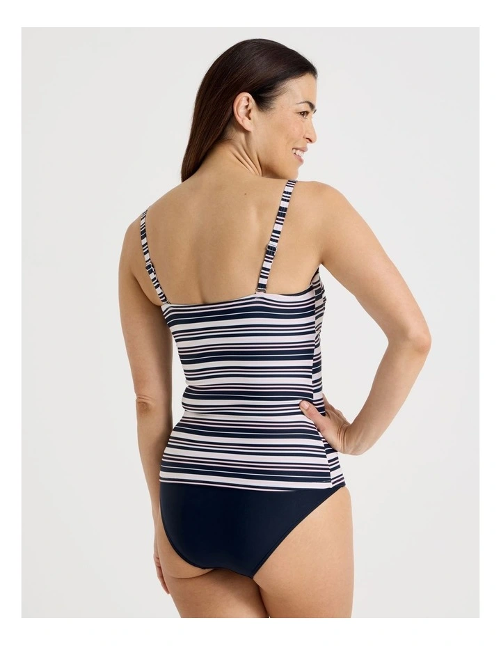 Laura Tankini in Midnight Stripe Print image 5