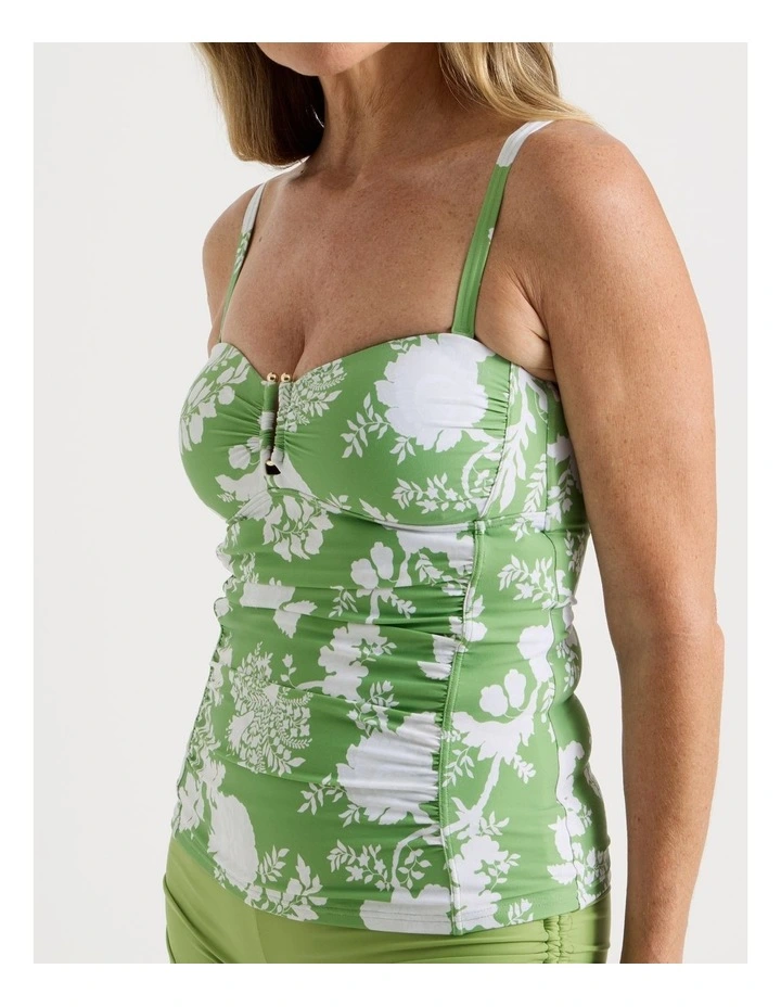 Luisa Tankini in Matcha Palms image 2