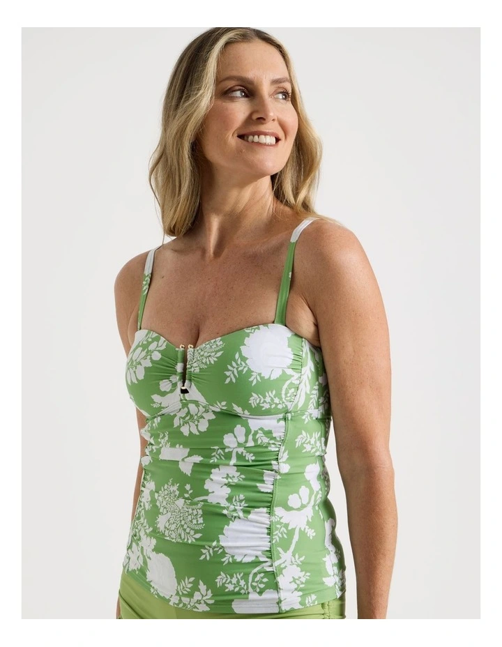 Luisa Tankini in Matcha Palms image 4