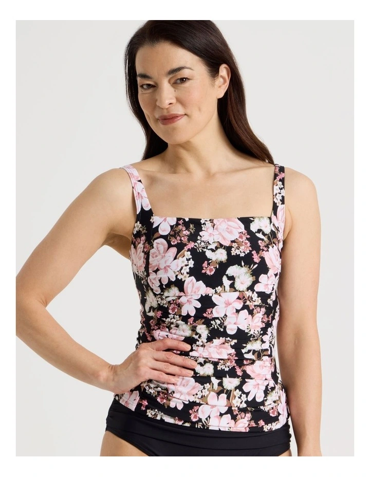 Belle Tankini in Rose Floral image 3