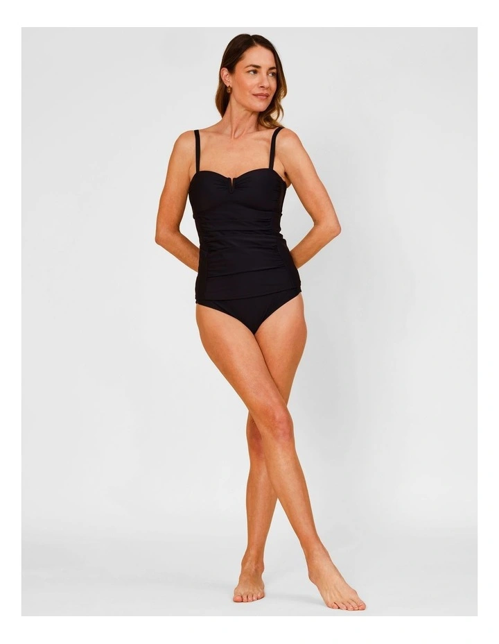 Kirsty Full Bikini Bottom in Black image 1