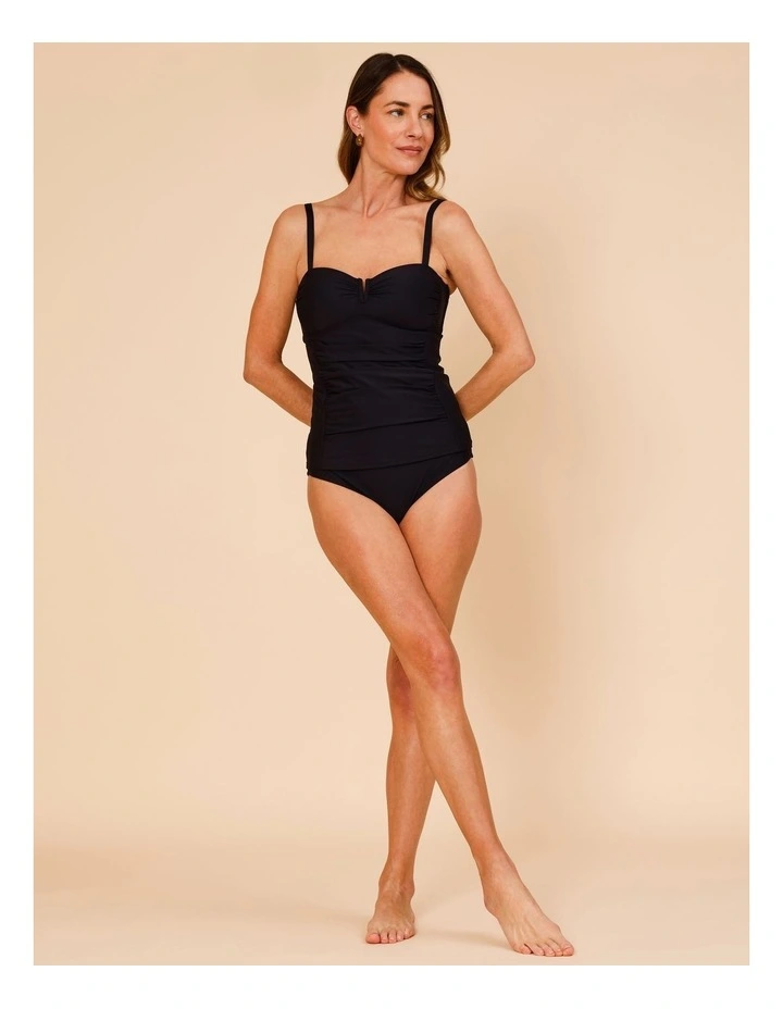 Kirsty Full Bikini Bottom in Black image 1