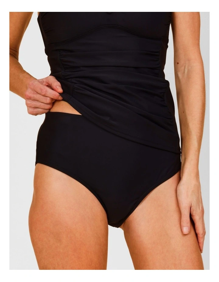 Kirsty Full Bikini Bottom in Black image 2