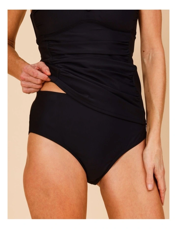 Kirsty Full Bikini Bottom in Black image 2