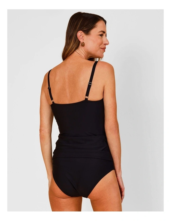 Kirsty Full Bikini Bottom in Black image 4