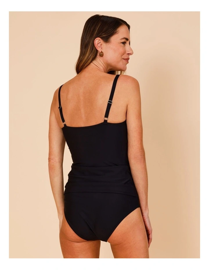 Kirsty Full Bikini Bottom in Black image 4
