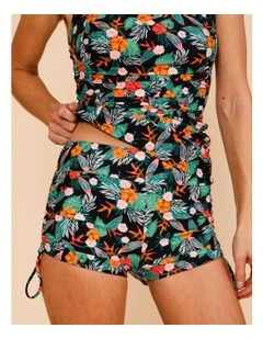 Coral Reef Eva Swim Short in Coral Floral Print