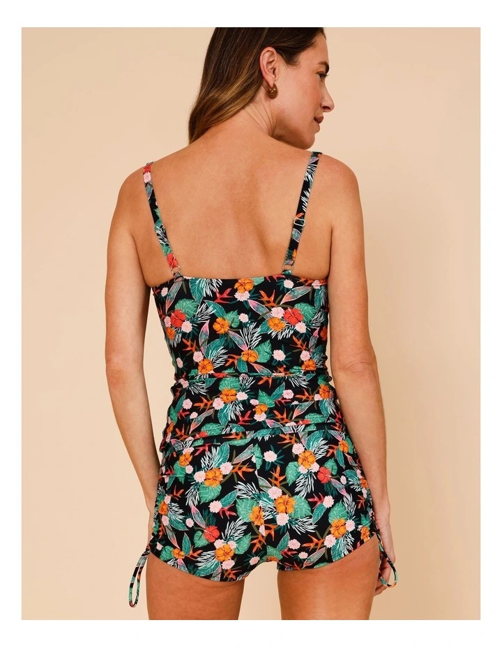 Coral Reef Eva Swim Short in Coral Floral Print image 4