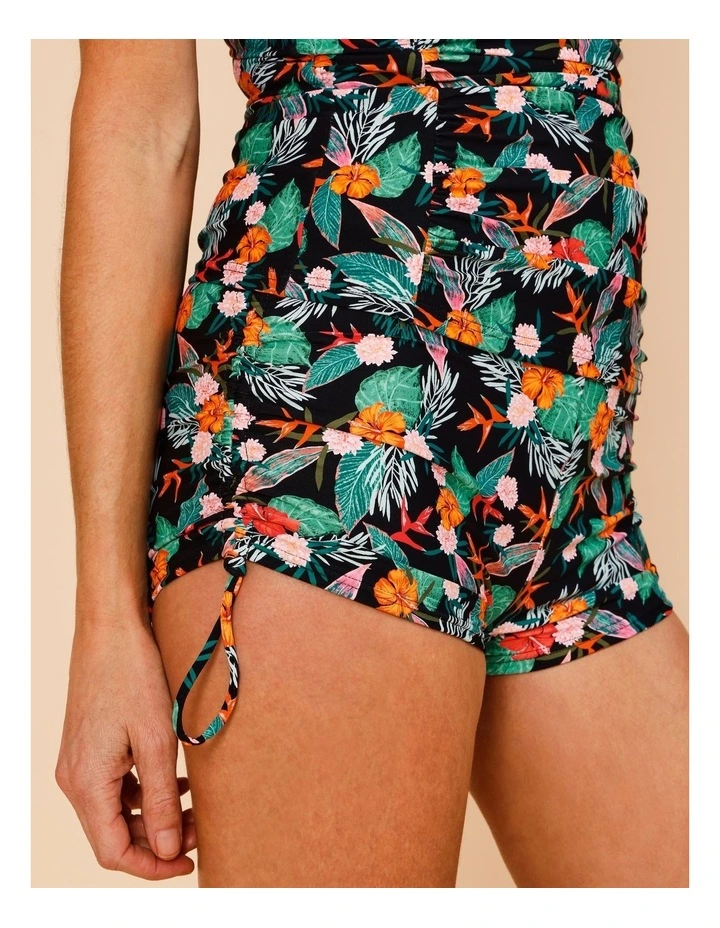 Coral Reef Eva Swim Short in Coral Floral Print image 5