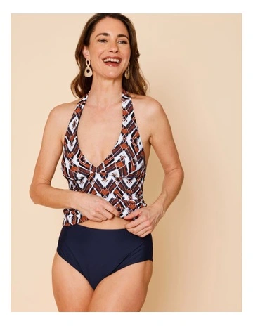 Kirsty Full Bikini Bottom in Navy