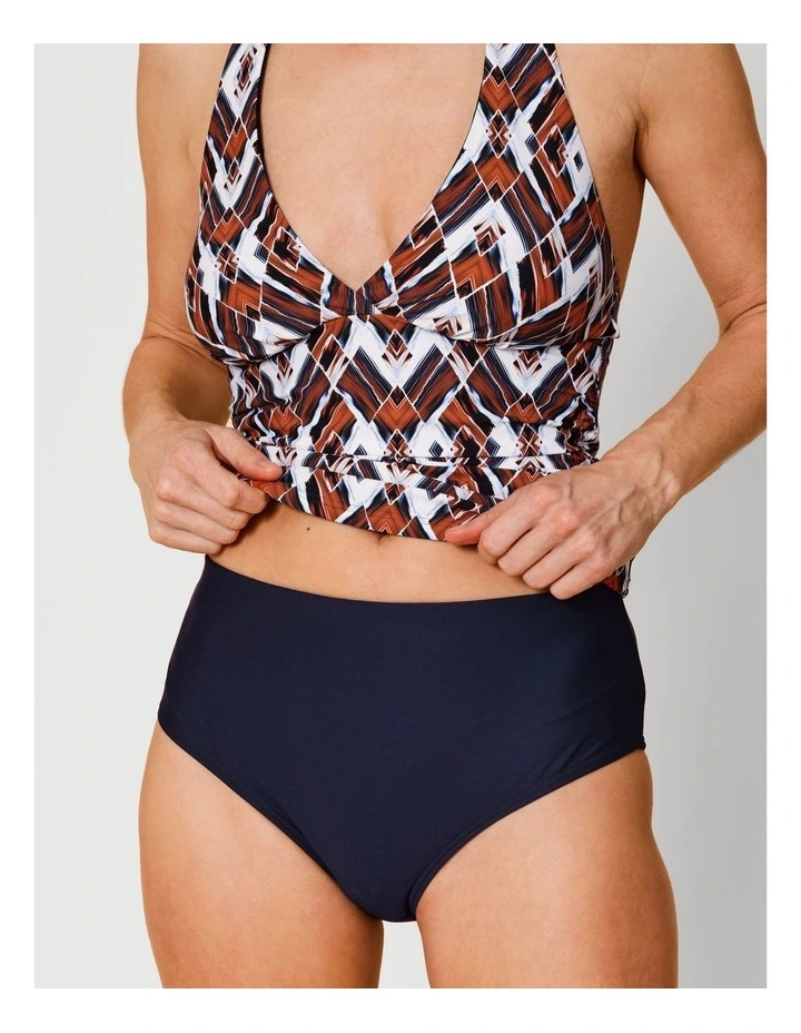 Kirsty Full Bikini Bottom in Navy image 2