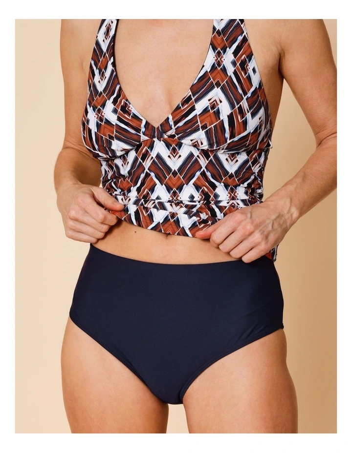 Kirsty Full Bikini Bottom in Navy image 2