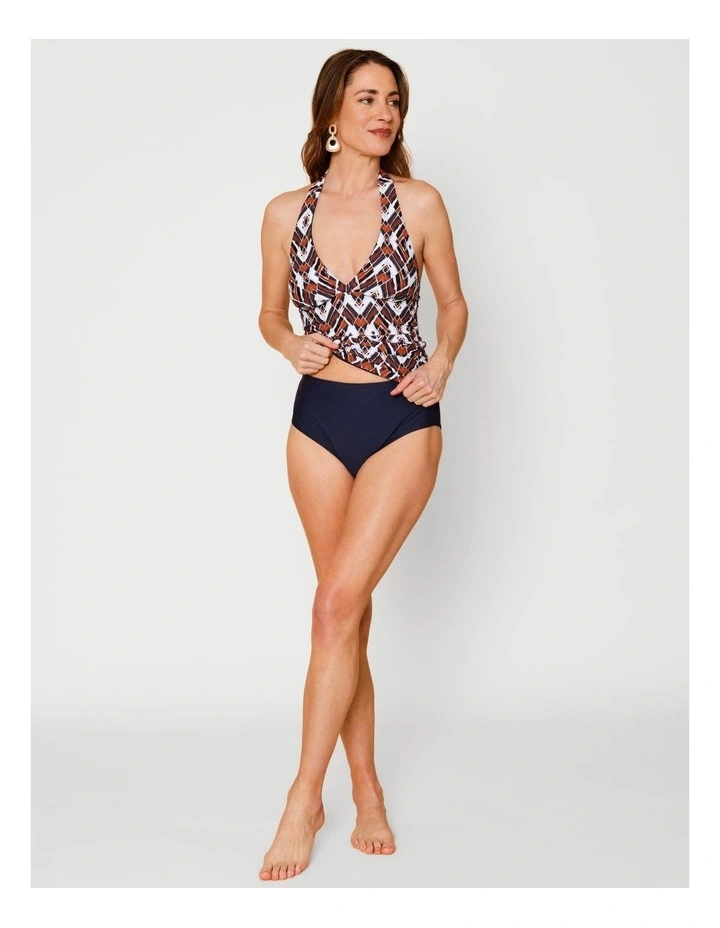 Kirsty Full Bikini Bottom in Navy image 3