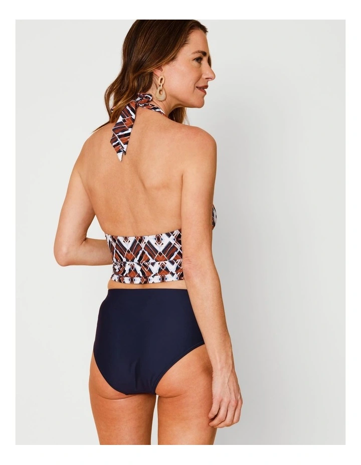 Kirsty Full Bikini Bottom in Navy image 4