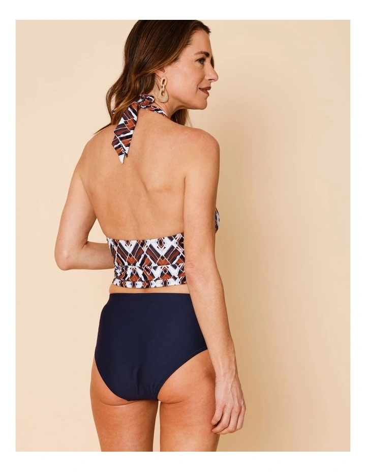 Kirsty Full Bikini Bottom in Navy image 4