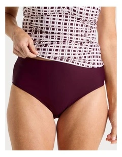 Kirsty Full Bikini Bottom in Plum