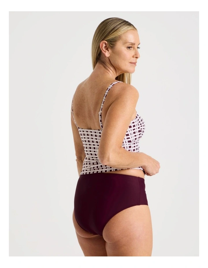 Kirsty Full Bikini Bottom in Plum image 4